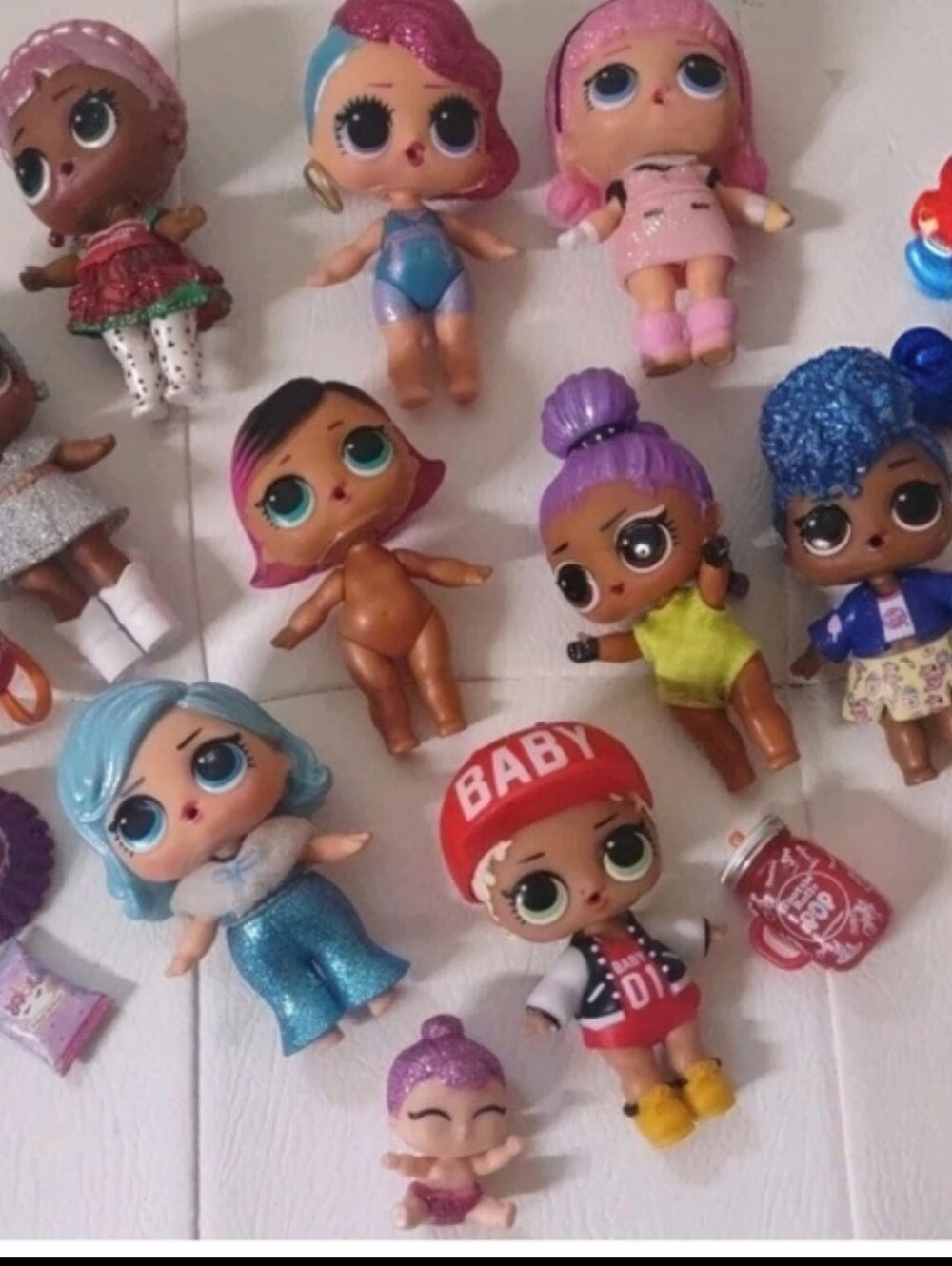LOL Surprise OMG Dolls Series 1 MGA (Glitter/MC Swag/Rocker & Etc) Lot of 10 GUC